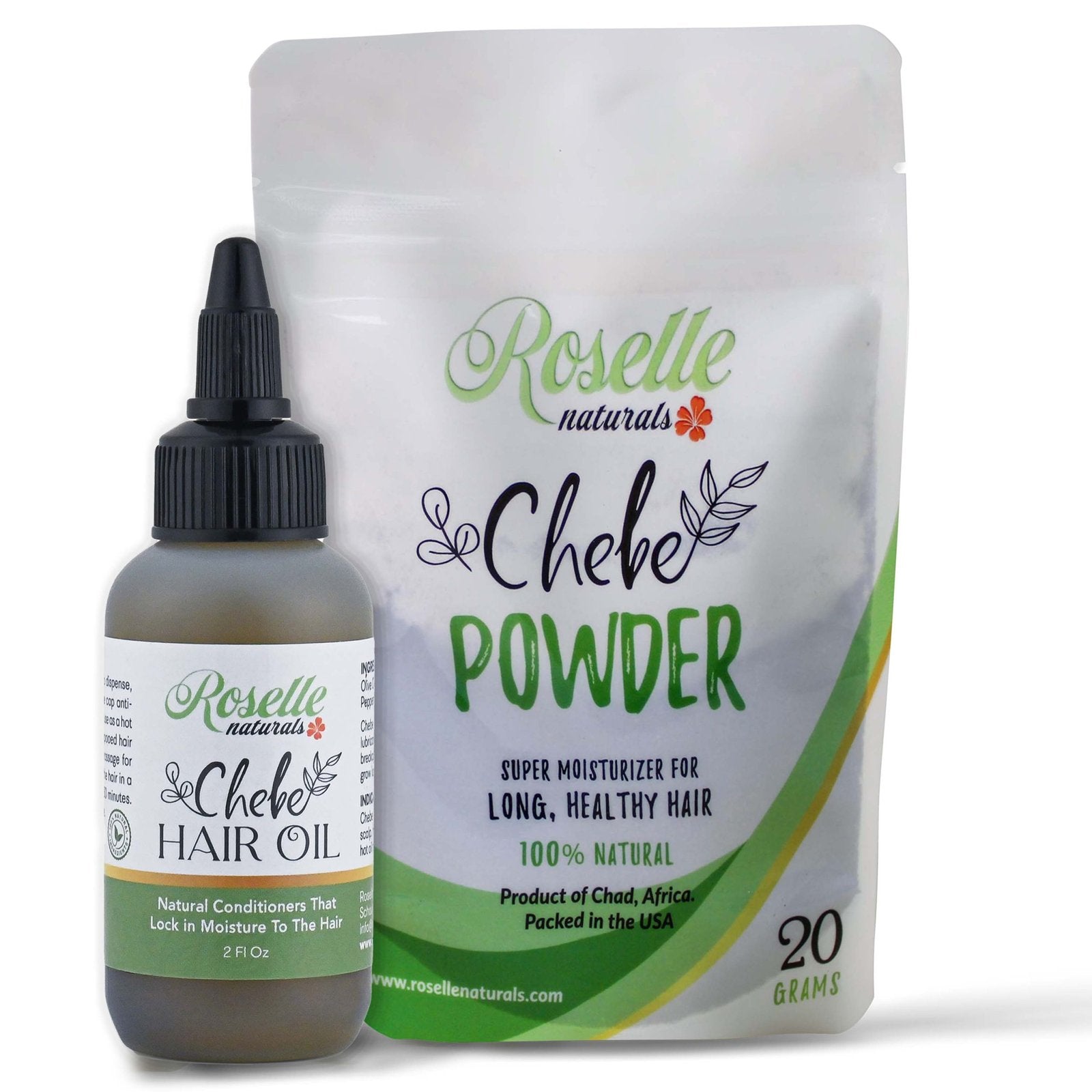 Chebe Powder Super Moisturizing Bundle Pack (Starter Kit). Super Moisturizing Chebe Powder and Oil hair growth combo. Chebe Powder Sourced directly from Chad, Africa image 0