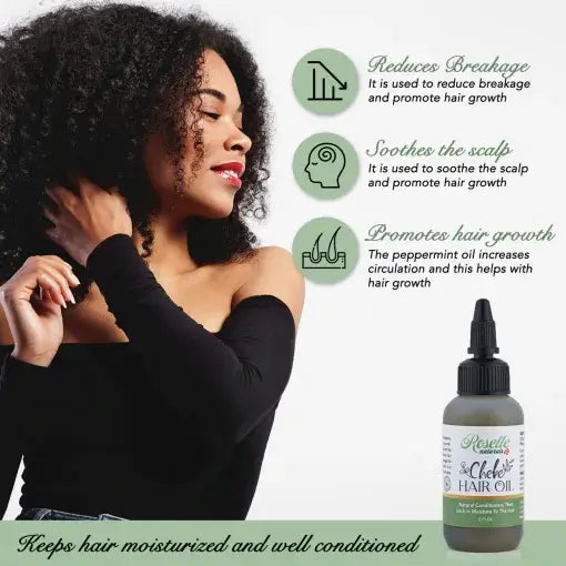 Chebe Hair Oil. Made with authentic chebe powder from Chad. image 1