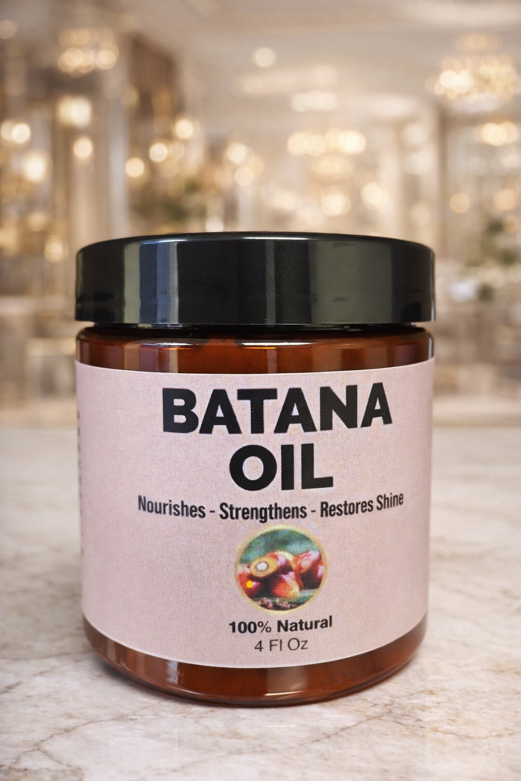 Batana Oil 100% Natural Hair and Scalp Conditioner 4oz