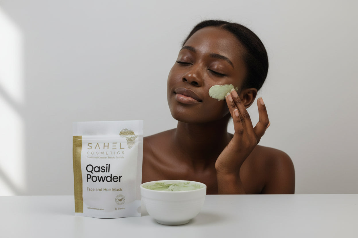 Qasil Powder. Face and Hair Mask