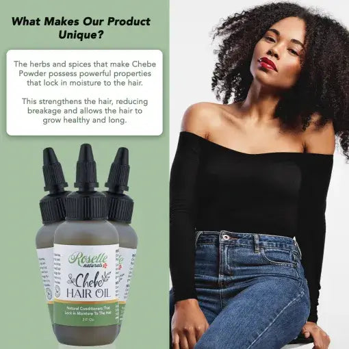 Chebe Hair Oil. Made with authentic chebe powder from Chad. image 5